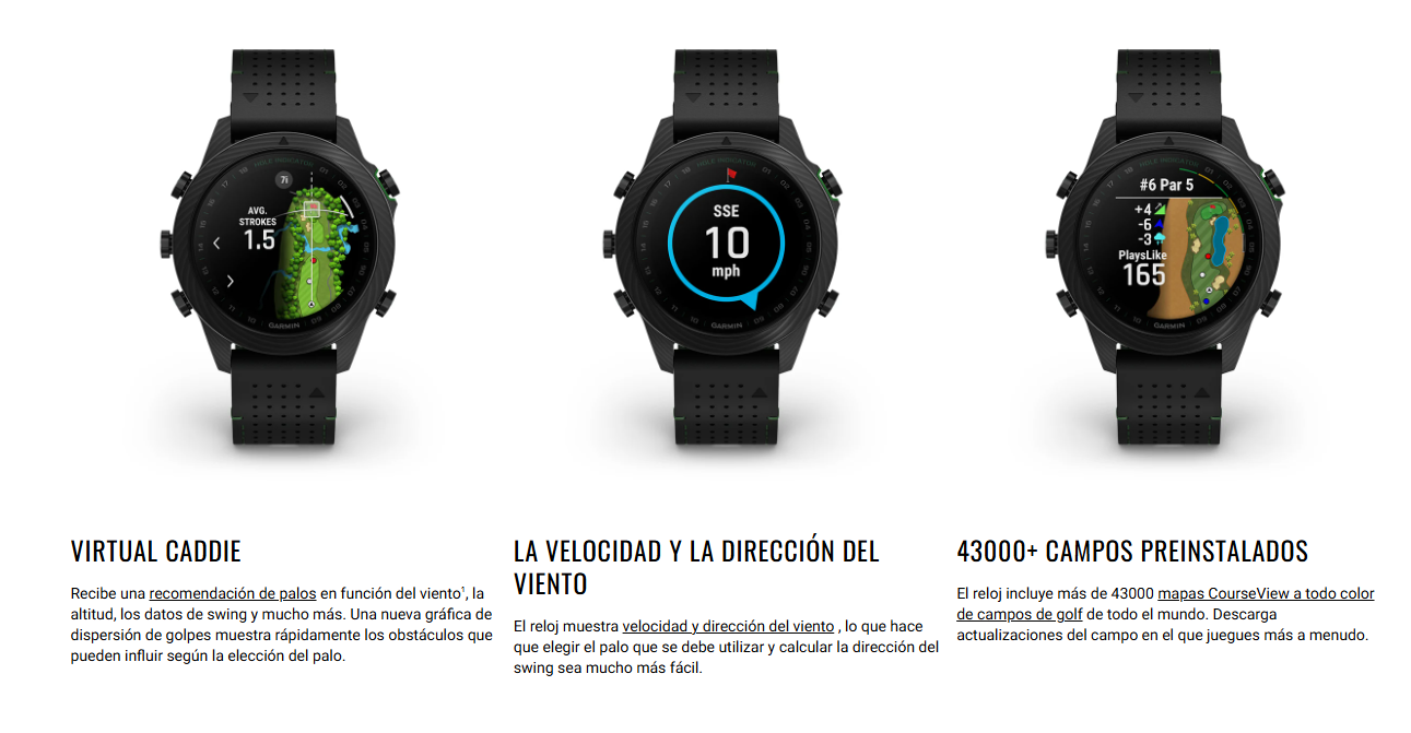 Gps/Rangefinder Garmin Marq Golfer (Gen 2)   Carbon Edición
