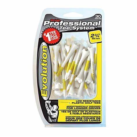 Tee Pride Sports PTS Evolution Plastic Golf Tees Combo Pack