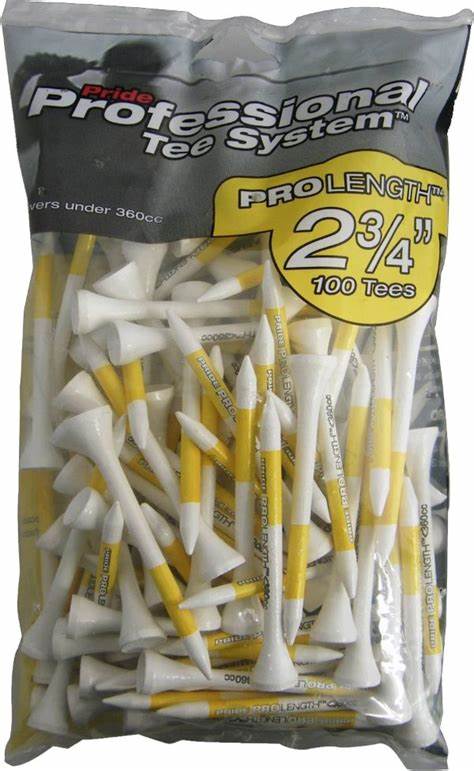 Tee Pride Sports PTS Wood Golf Tees Green Grass