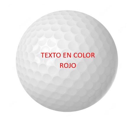 Costo de la Personalización por  Docena de pelota ( Solo Impresión)