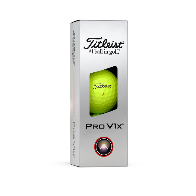 Pelota Titleist Pro V1X Yellow 2025
