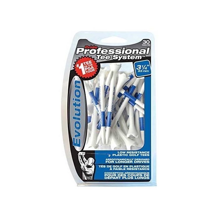 Tee Pride Sports PTS Evolution Plastic Golf Tees Combo Pack