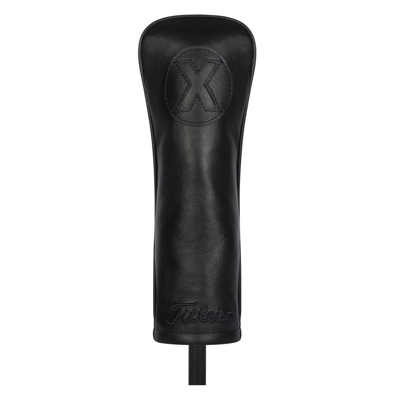 Headcover Titleist Black Out Leather Hybrid Headcover 