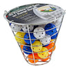 Pelota JEF World of Golf Metal Range Bucket w/ 42 Practice Golf Balls