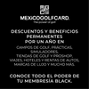 BLACK - Membresía Anual para Caballeros de Mexico Golf Card