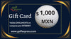 Gift Card Golf Express por $1,000 MXN
