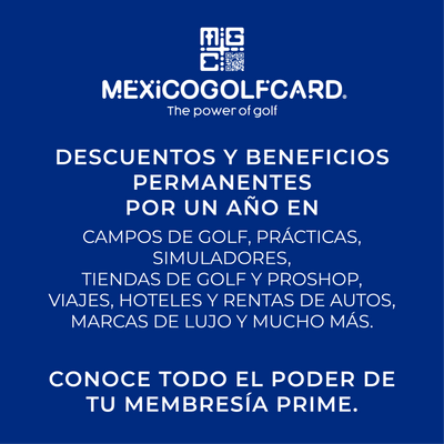 PRIME - Membresía Anual de Mexico Golf Card