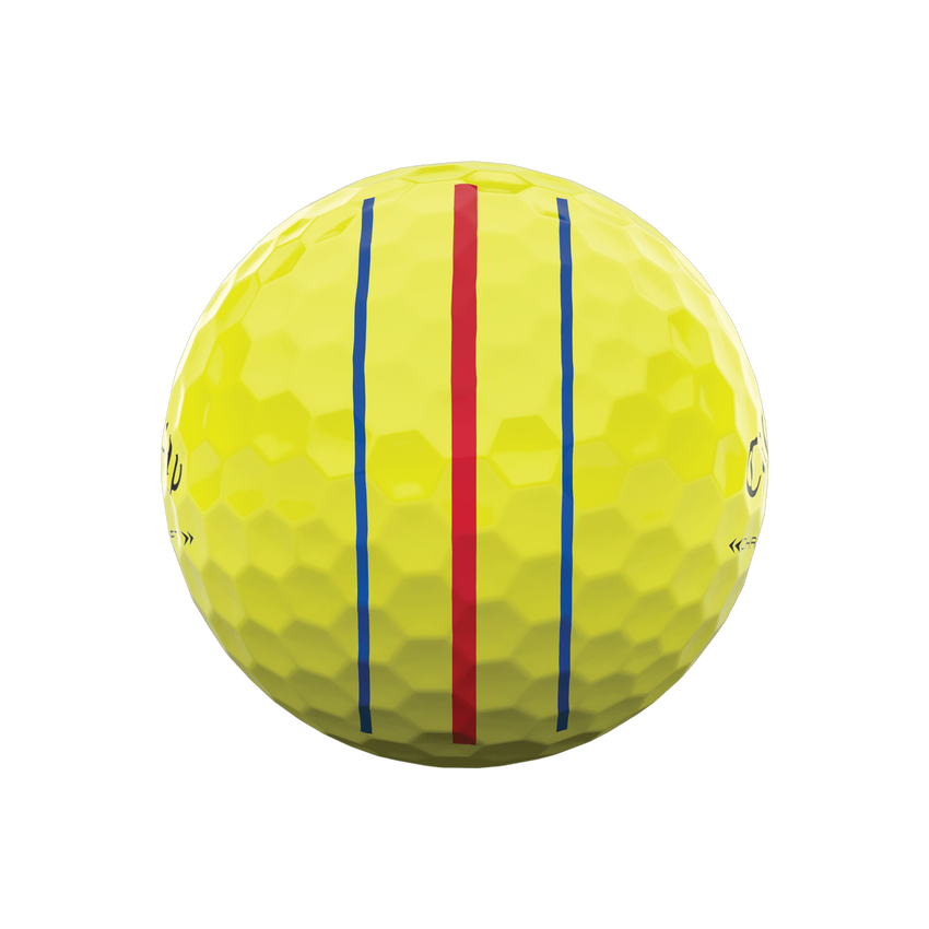 Pelota Callaway Chrome Soft X Triple Track Yellow